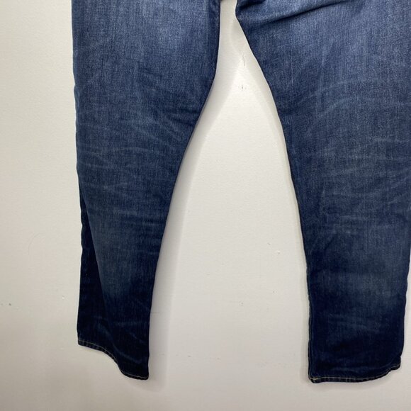Polo Ralph Lauren Hampton Relaxed Straight Jeans Mens 32x32 Denim Dark Wash - Picture 8 of 11